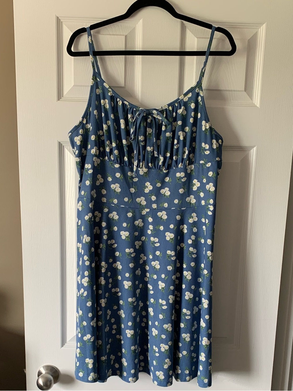 SHEIN Blue Floral Slip Dress